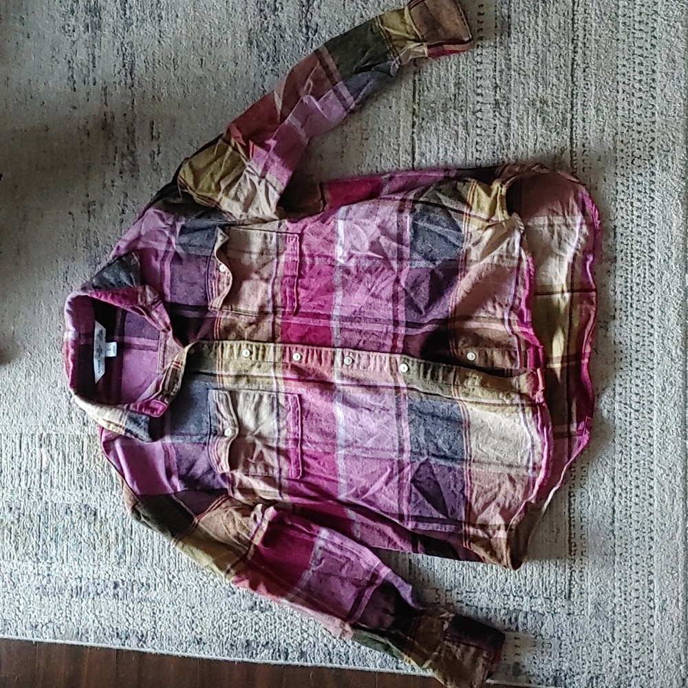 🍁2 For 15! Old navy boyfriend plaid